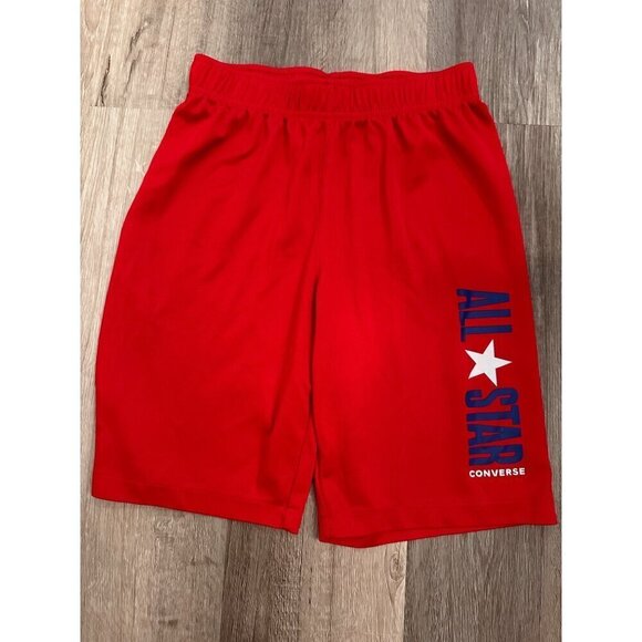 Converse All Star Red Gym Shorts size youth large - Picture 1 of 4